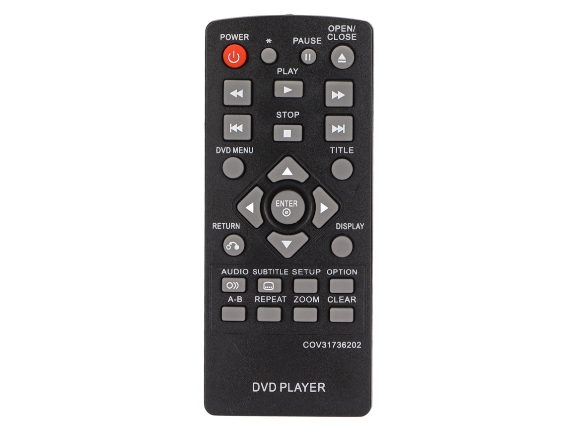 Controle Remoto De Reposição Para Reprodutor Dvd Lg Dp132 Dp132nu Cov31736202