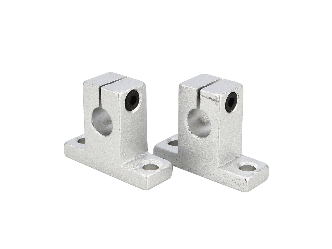 Soporte De Eje Óptico Vertical Para Rail Lineal Sk10, 2 Piezas, Porta Ejes Deslizantes Para Cnc