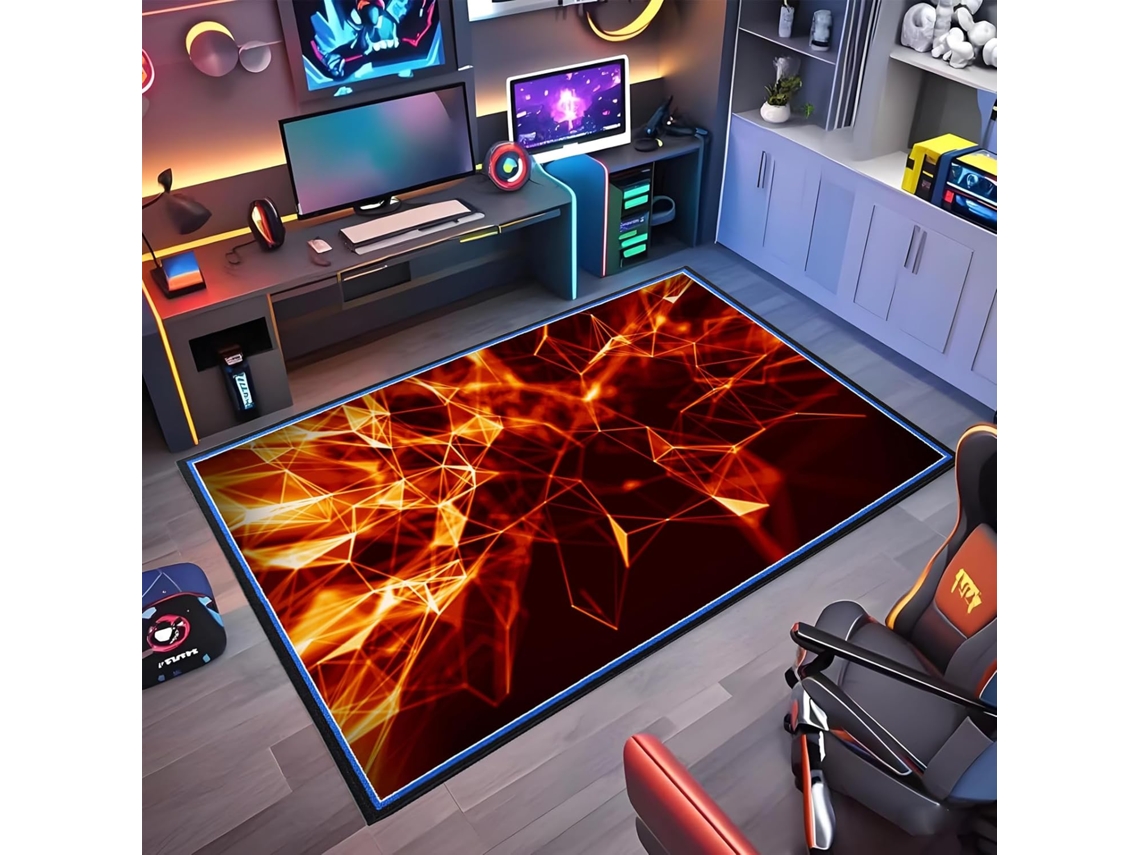 Tapete Protetor Cadeira Gamer 70 X 120 Cm Piso Parquet Cadeiras Escritório, Gamer, Piso,