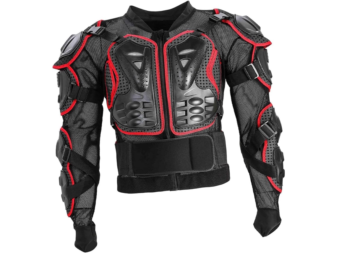 Chaleco Protector Con Protectores De Espalda Extraíbles Y Chaleco Transpirable Anticaídas Para Ciclismo Y Deportes Al Aire Libre.