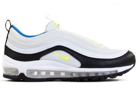 Tenis Deportivas NIKE Air Max 97 Gs (Blanco, Negro - Tejido, Material Sintético- 38,5)