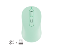 Ratón YIZHOOD Inalámbrico Bluetooth 5.2 para Tableta Computadora Portátil Modo Dual 2.4GHz USB Gaming1600 DPI Recargable Verde