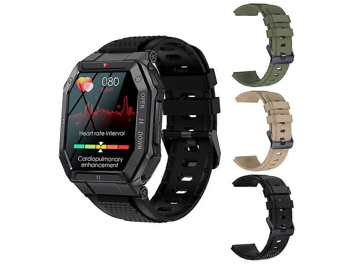 Reloj inteligente K55 para hombre, 2023, con Bluetooth, resistente al agua, monitor de salud, reloj inteligente para Android e iOS, personalizado con cámara, Ly Ebike