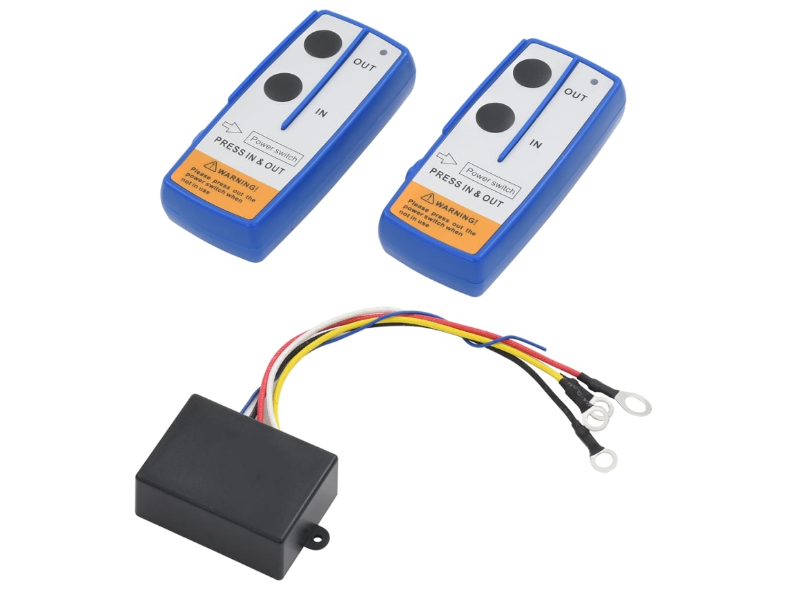 Controles remotos inalámbricos para cabrestante (2 unidades, con receptor) Dkd Home Decor