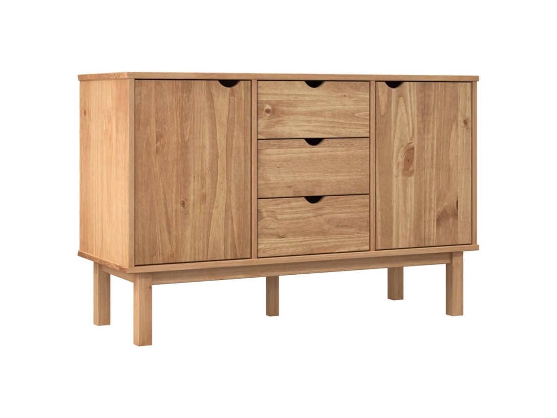 Aparador VIDAXL Marrón Madera (113.5x43x73 cm)