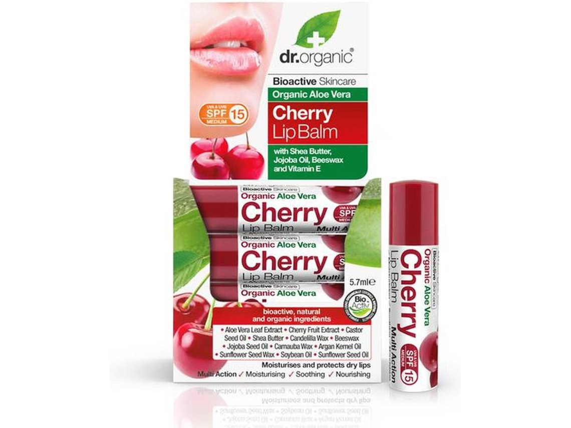 Bálsamo Labial DR. ORGANIC Aloe Vera (7 g)