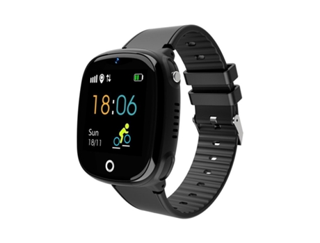 Pulsera Deportiva para Niños Posicionamiento GPS IP67 Impermeable para Niños Seguro Android Ios Negro