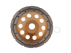 Disco Abrasivo De Diamante De Doble Hilera De 150 Mm Para Pulir Y Limpiar Hormigón, Mármol Y Cerámica.
