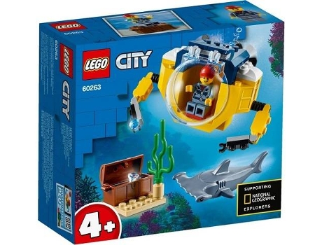 LEGO City - Mini submarino oceánico (4 - 41 piezas)