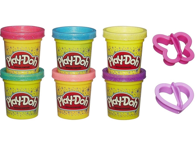 Plastilina HASBRO Play-Doh Sparkle Compound Collection (Edad Mínima: 3 años)