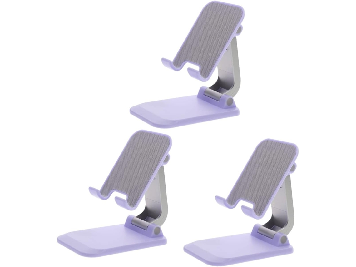 Soporte Plegable De 3 Piezas Para Teléfono Móvil Con Soporte Ajustable.