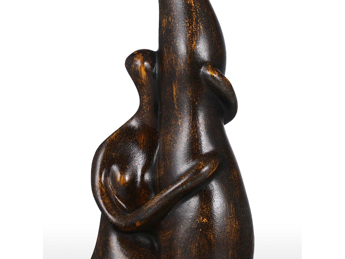 Escultura de resina Tomfeel, elegante figura femenina, decoración para el hogar y la oficina.