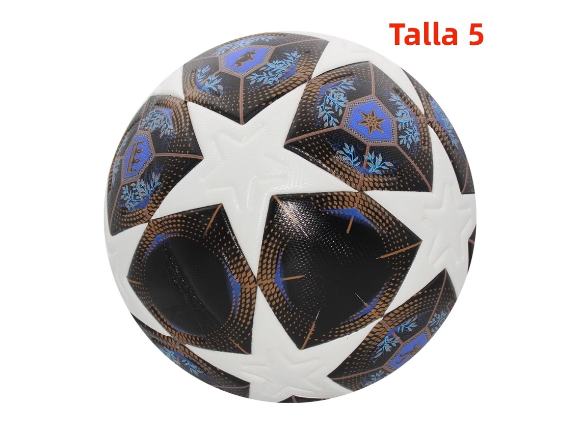 Balón De Fútbol Premium, Talla 5, Alta Elasticidad, Sin Costuras, Termosellado, Para Partido De Liga.