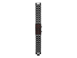 Pulsera Unisex De Piel Sintética Estilo Punk Vintage Con Led Y Diseño Multicapa - Negra