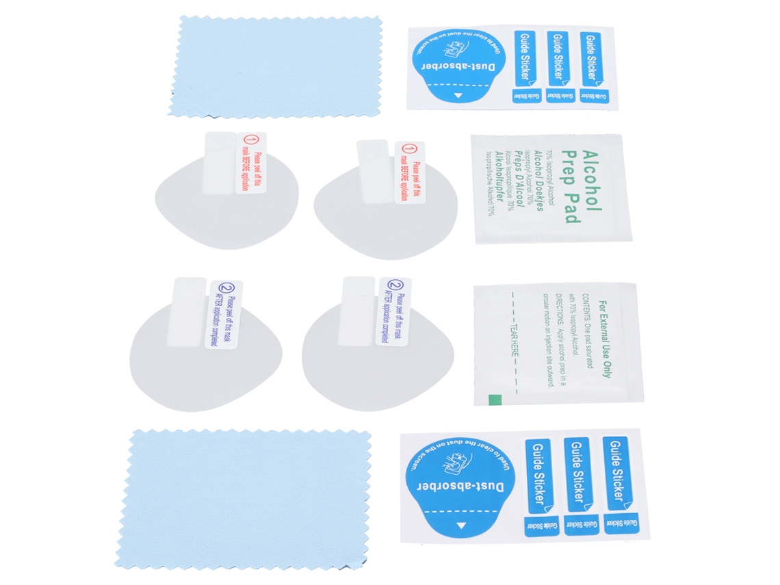 4pcs Filme Protetor De Lente Vr Anti-arranhões Anti-poeira Para Oculus Quest 2 Tpu