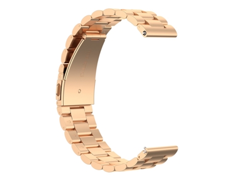 Correa de acero inoxidable 3 perlas 22mm para Huawei Watch 3/Watch 3 Pro - oro rosa