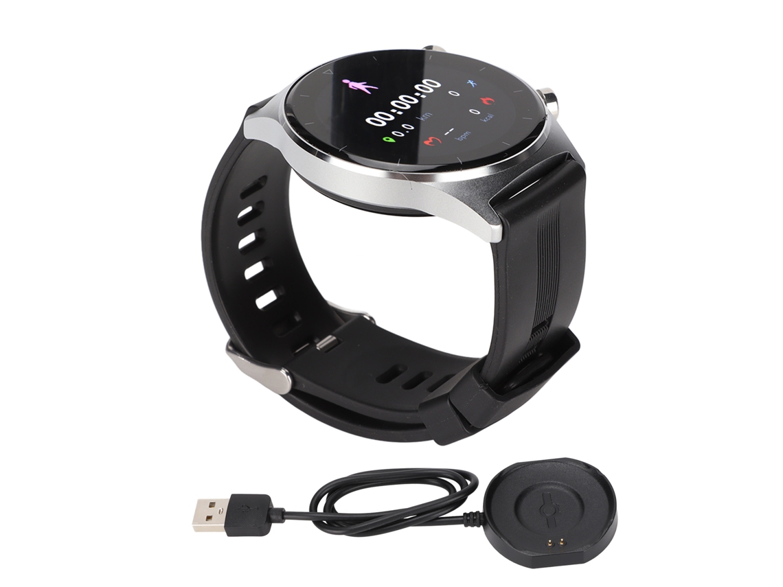 Relógio Inteligente E13 Pulseira Fitness Com Monitor De Sono Passos 1.28 Polegadas Tela Ips Prata