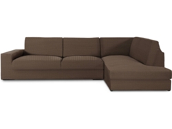 Funda de Chaise Longue Rinconera Derecha EYSA Premium Jaz Tejido Multielástico (500 x 110 x 120 cm - Poliéster y Algodón - Marrón)