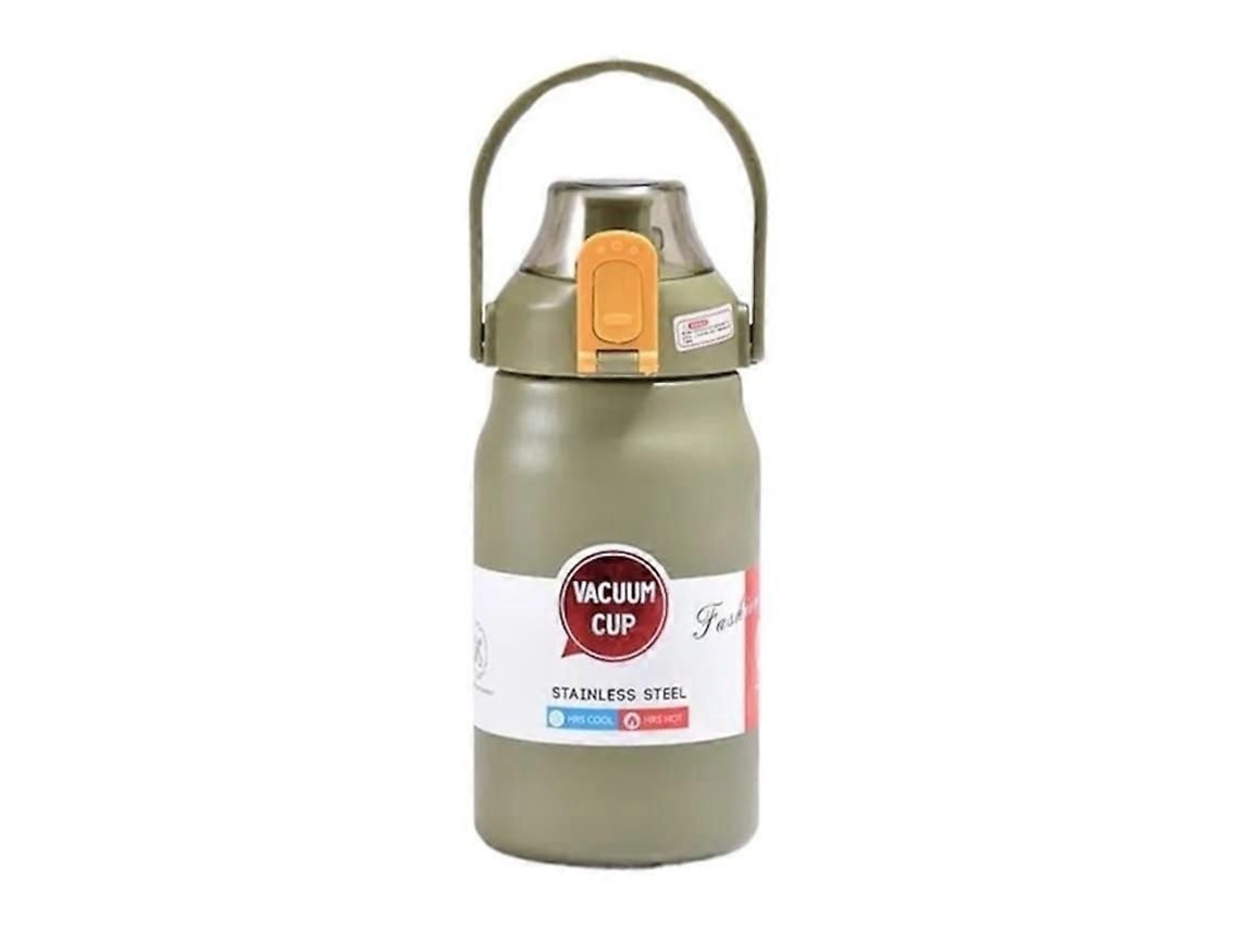 Vaso de agua portátil de acero inoxidable 316, verde, gran capacidad ELECTVAULT1