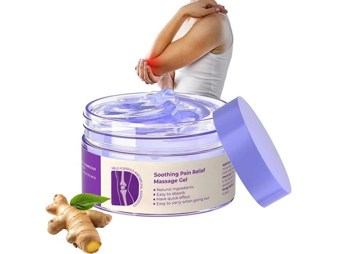 Gel Morado Para El Dolor Articular, Alivia El Dolor Y Proporciona Masaje Muscular, 100 G