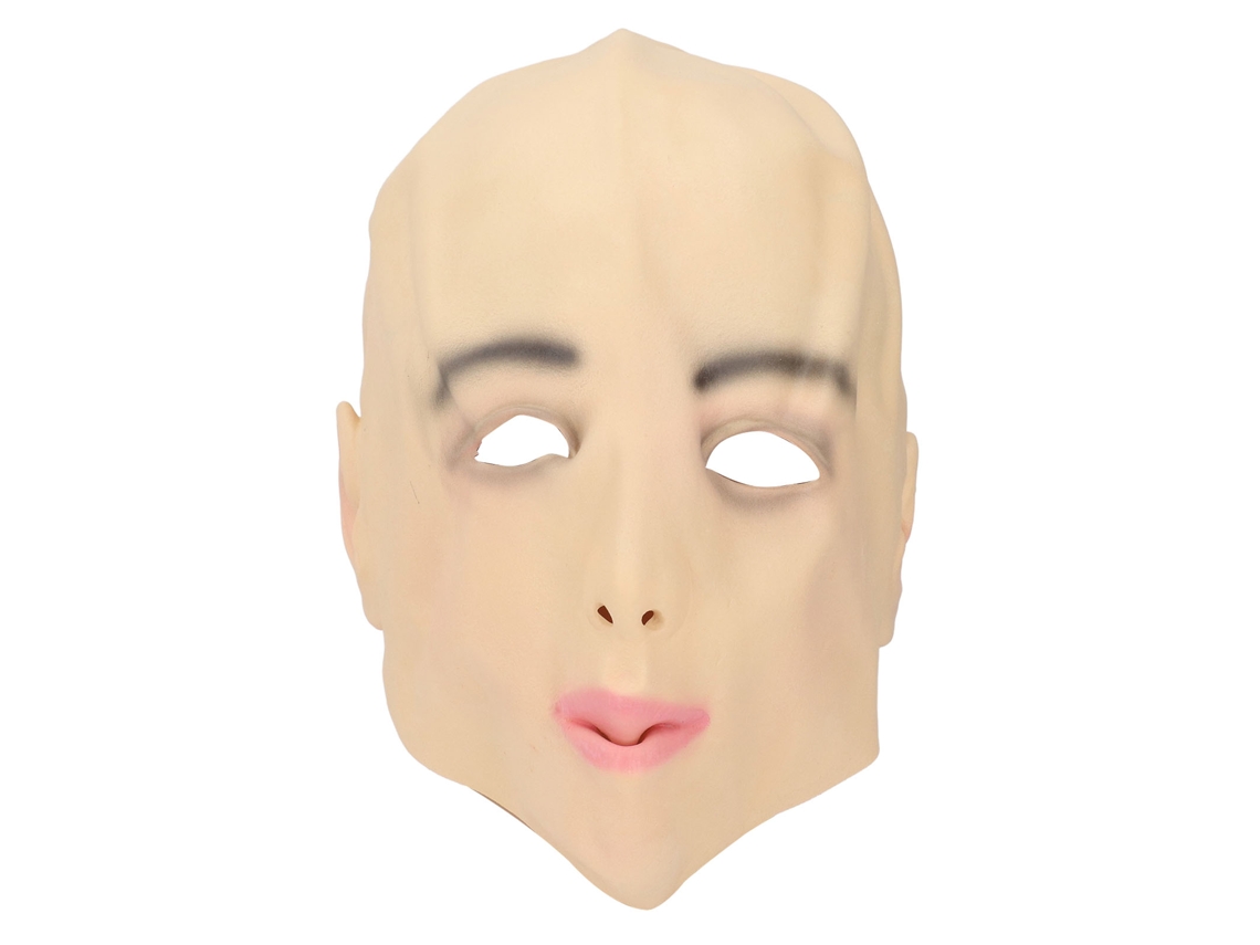 Rostro Femenino De Látex Realista De Cabeza Completa