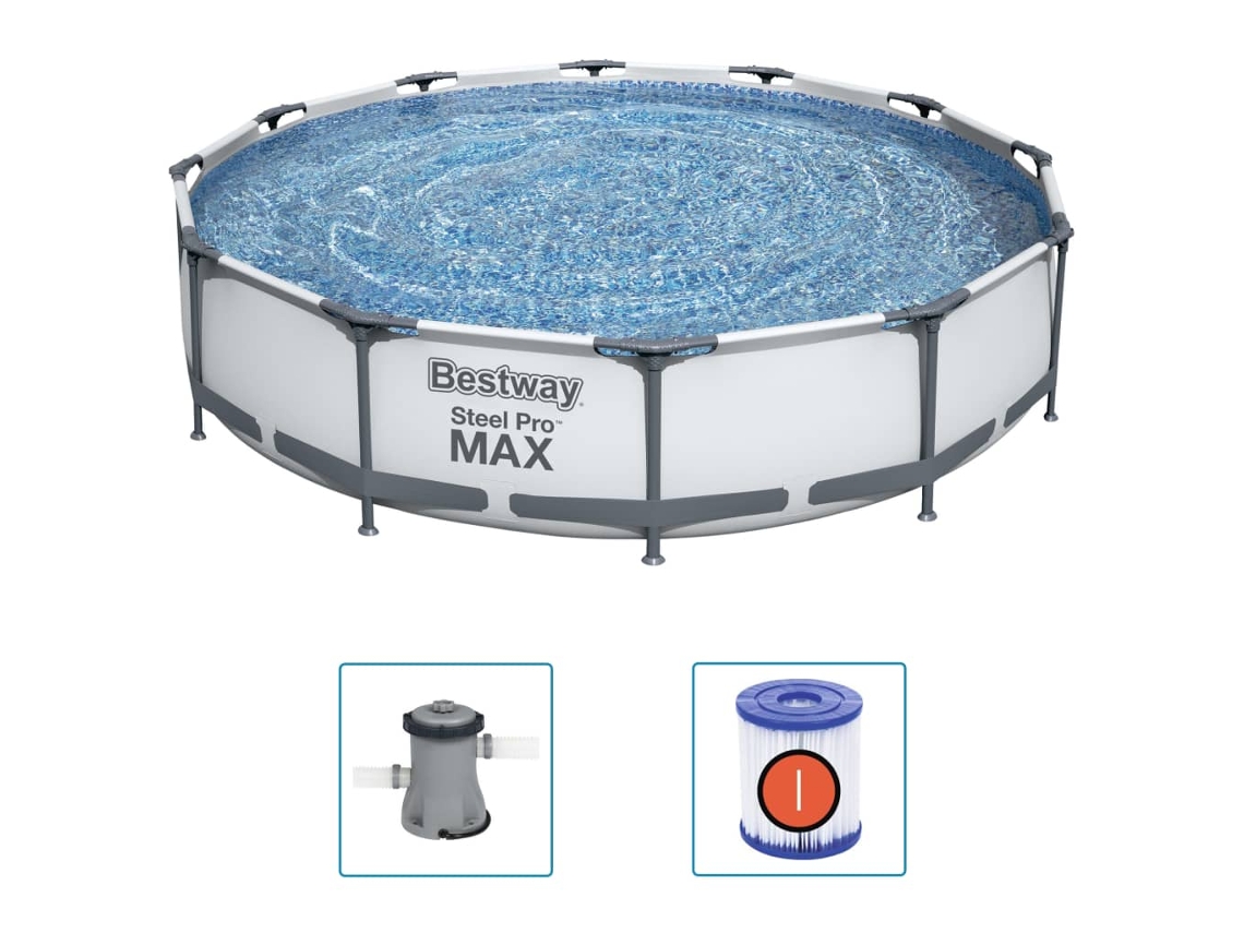 Piscina BESTWAY Acero (366 x 76)