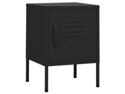 Mesa de Cabeceira LOVELY HOME Mesinha 35X35X51 Cm Aço Preto