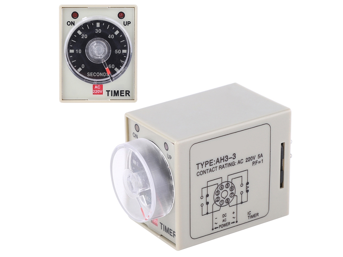 Omni-relé De Tiempo Ajustable Interruptor Timer Retardo Ac Para Sistema De Control Automático