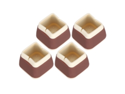 4 Protectores De Silicona Antideslizantes Para Muebles, 3,3 X 3,9 X 3,9 Cm, Para Sillas, Mesas, Camas Y Café.