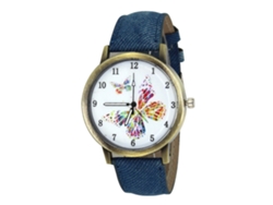 Relógio De Pulso Feminino Yolako Com Strass Liga De Liga Quarzo Dial Redondo Branco