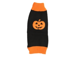 Kkpm-suéter De Halloween Para Mascotas Calientito Elástico De Cuello Alto Con Calabaza Bonito Para Perros Y Gatos Otoño Invierno