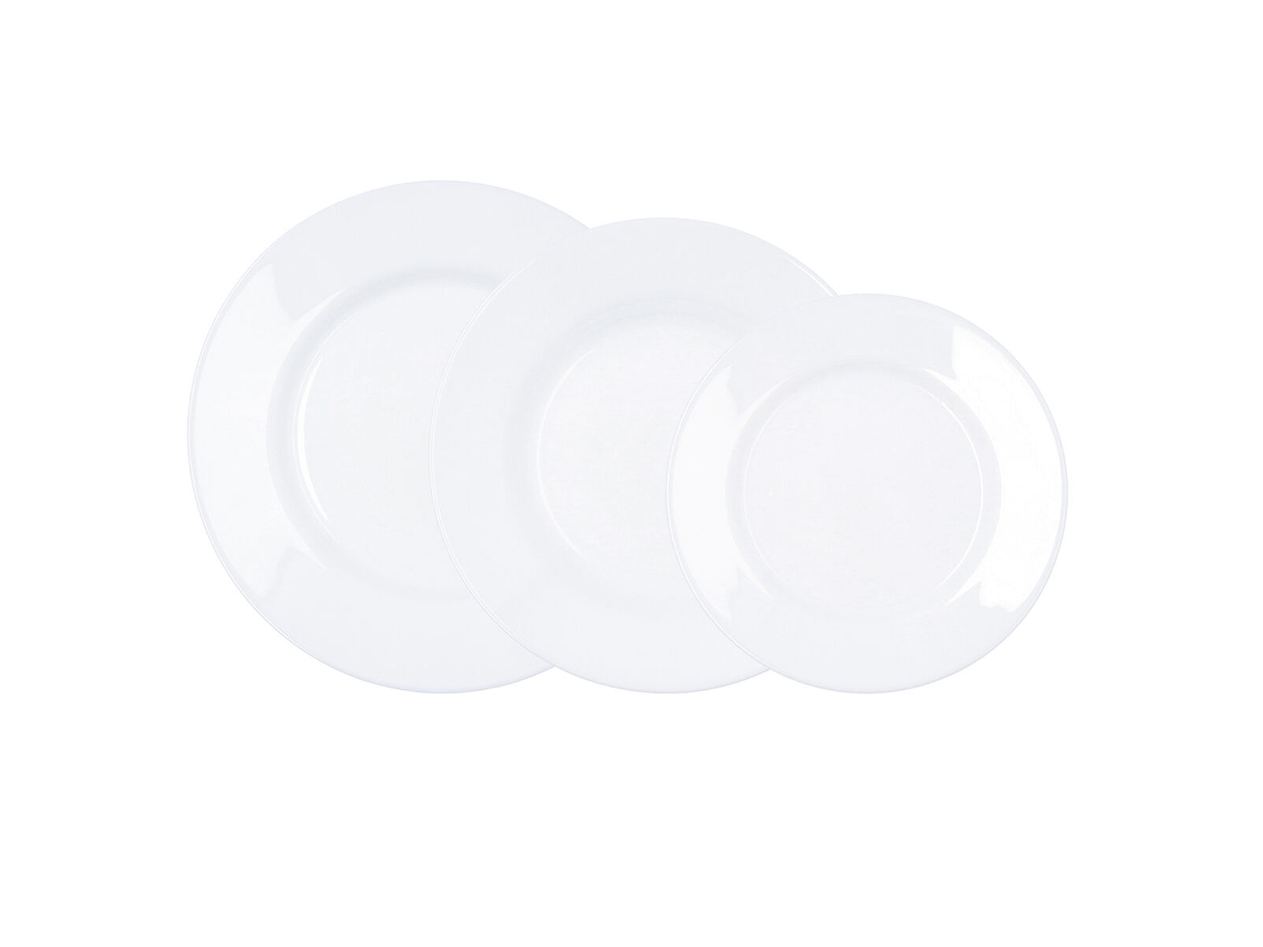 Vajilla LUMINARC Plumi Multicolor Vidrio 18 Piezas