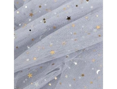 Tela De Tul De Malla De Punto Para Coser La Decoración De La Casa Colorida Y Coloreada (11 - 45X135 Cm 0.5 Yardas)