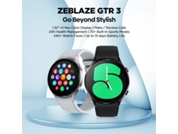 Relógio Inteligente Zeblaze Gtr3 Monitor De Saúde Ip68 Rastreador Fitness Compatível Android Ios