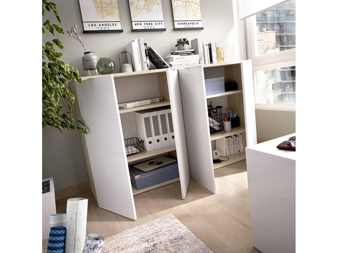 KNOXHULT Armario bajo con puertas y cajón, blanco, 120 cm - IKEA