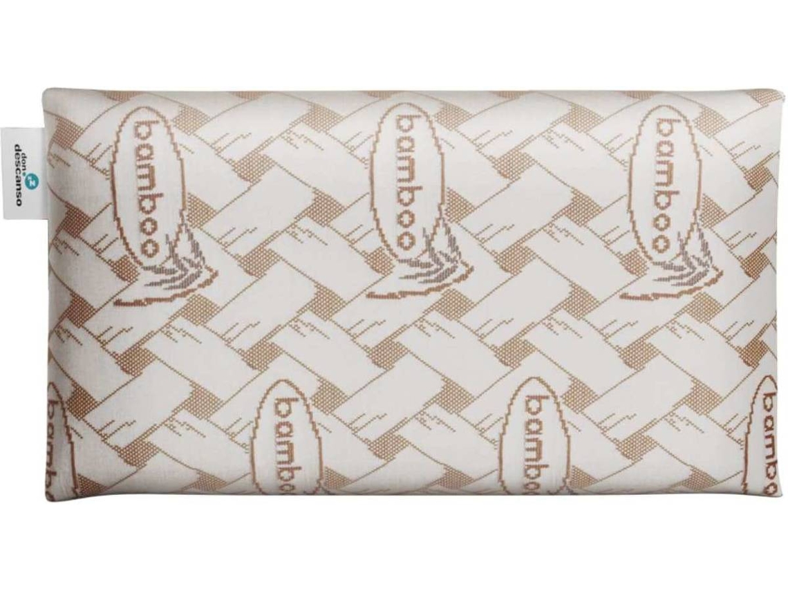 Almohada Viscoelástica  Nalui  de Viaje Bambú (42 x 24cm) Blanco