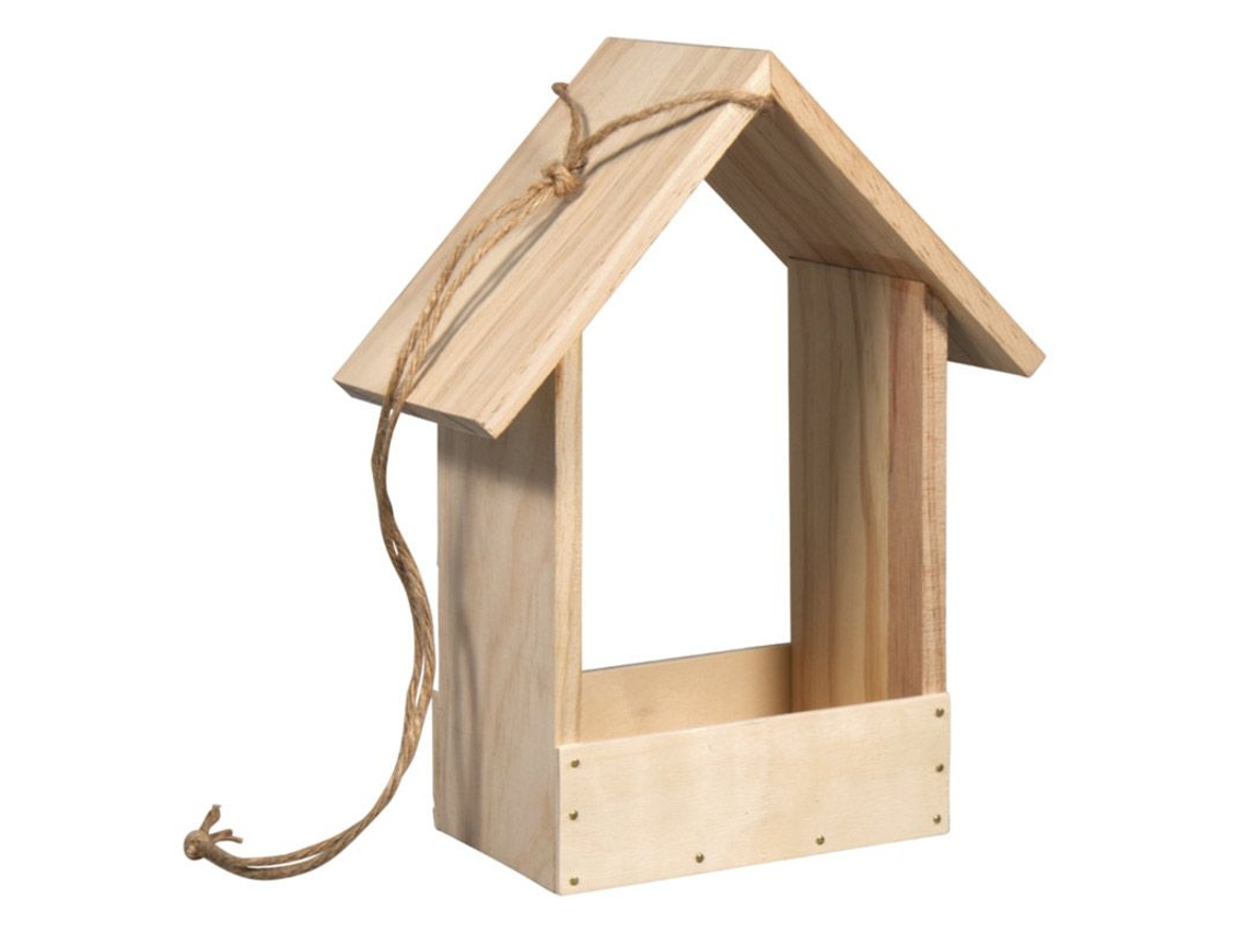 Comedero para pájaros de madera 20 x 10 x 25 cm