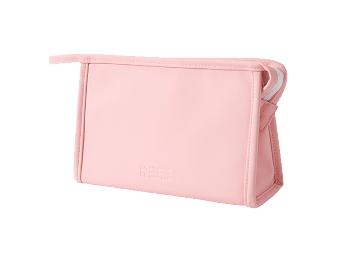 Neceser de viaje para mujer con cremallera, impermeable, color rosa (26 x 16 x 10 cm)