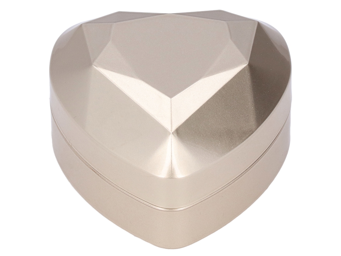 2026-caja De Anillos Led Lujosa Con Tratamiento Escamado Y Velour Suave Para Regalo De Compromiso Y Boda