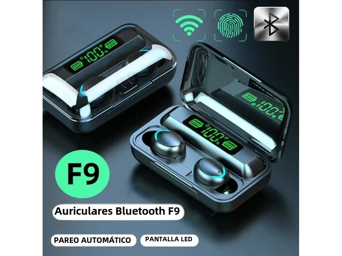 Auriculares Inalámbricos Bluetooth Impermeables Con Pantalla Digital Y Estuche De Carga De Alta Capacidad.