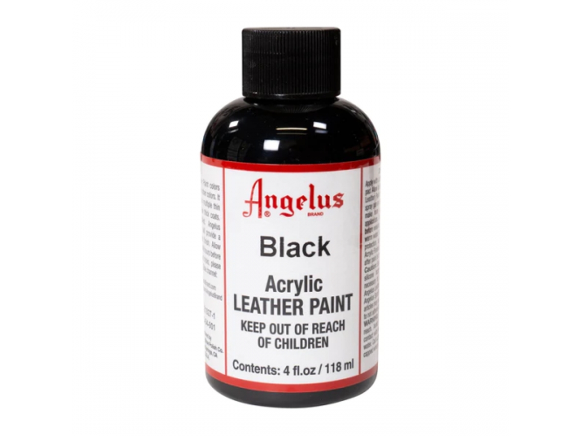 Pintura Cuero Y Polipiel Angelus 118 Ml (Negro / Black 001)