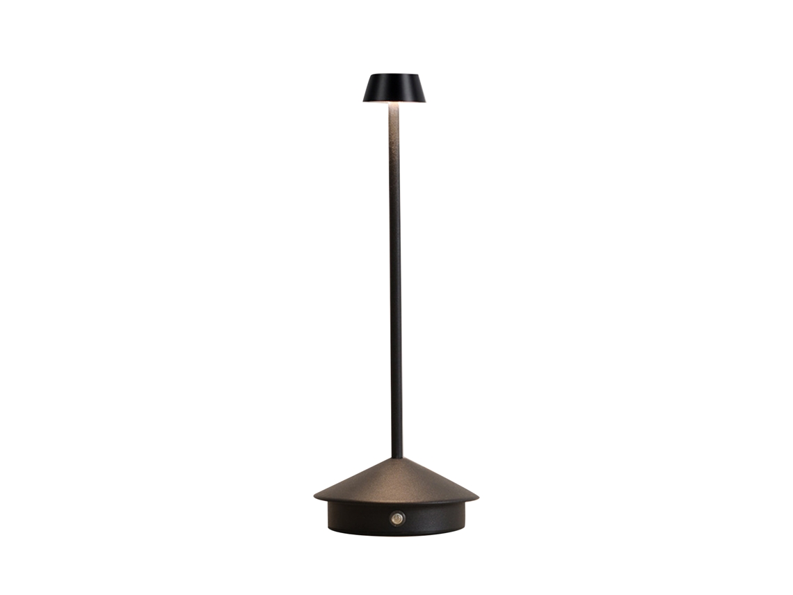 2026-lámpara De Mesa Portátil Led Para Restaurante Y Dormitorio Con Interruptor Táctil, Regulable Infinitamente Y Batería Recargable 1800mah