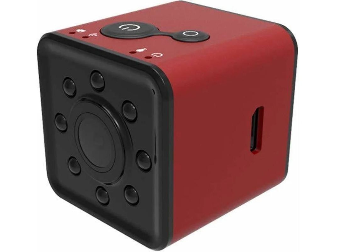 Mini videocámara espía inalámbrica, DVR, impermeable, para deportes al aire libre, color rojo, Yizhood