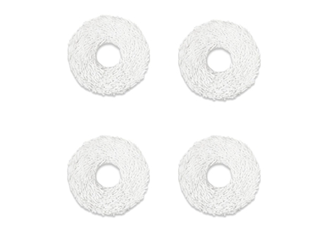 4pcs esfregona de limpeza pano de limpeza de substituição para robô ecovacs n9+