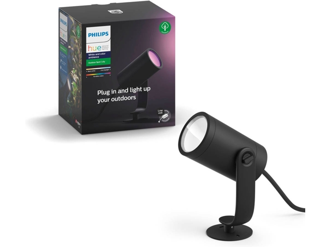 Foco Exterior PHILIPS HUE Lily (Luz Blanca y colorida)