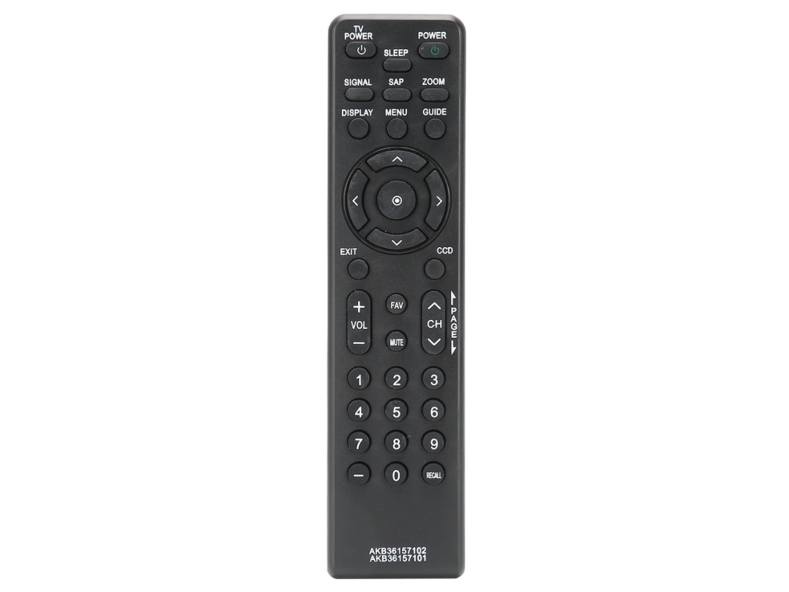 Controle Remoto Tv Substituto Preto Para Dtt900 Dtt901 Lsx300 Lsx3004dm Abs 10m