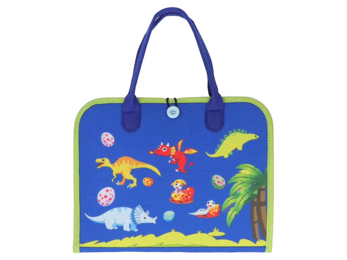 Dan26-tablero Sensorial De Fieltro Para Niños Juguete Educativo Desarrollo Motriz Y Coordinación Ojo-manos Azul