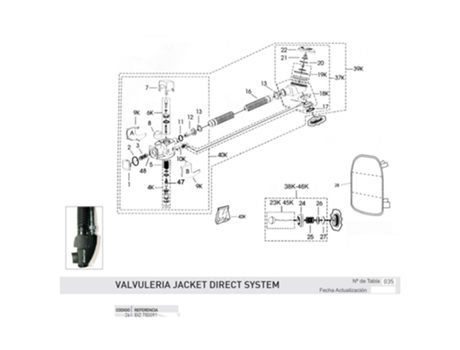 Suporte Da Sede Da Válvula de Descarga Jacket Pretocressi