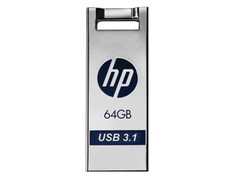 Hp Pen Usb 3.0 64Gb X795W Metal Azul Plata