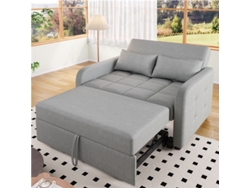 Sofá cama plegable multifuncional con respaldo ajustable para apartamentos pequeños 180x127cm